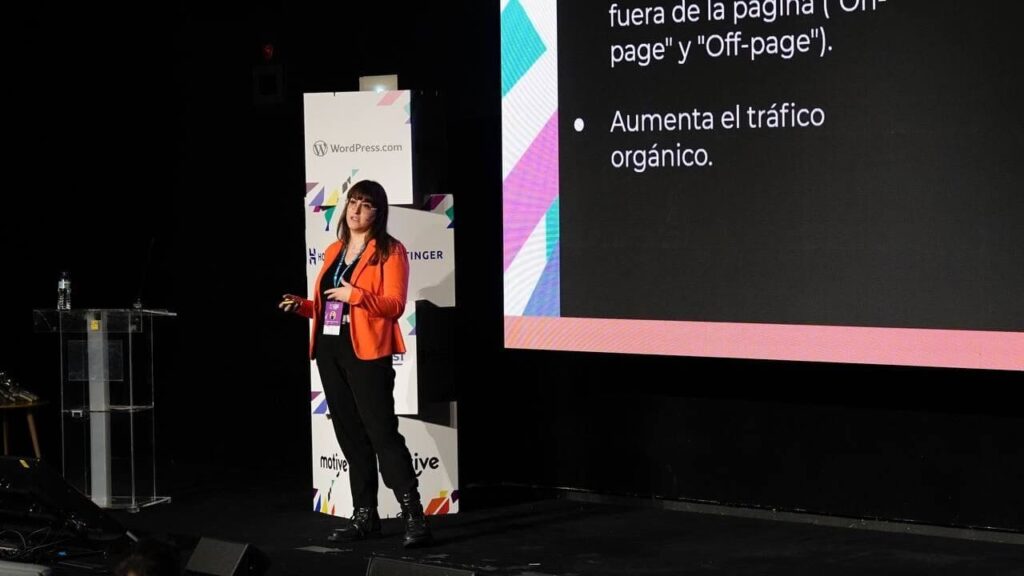 Sara Fernández Carmona, speaker SEO en WordCamp Madrid