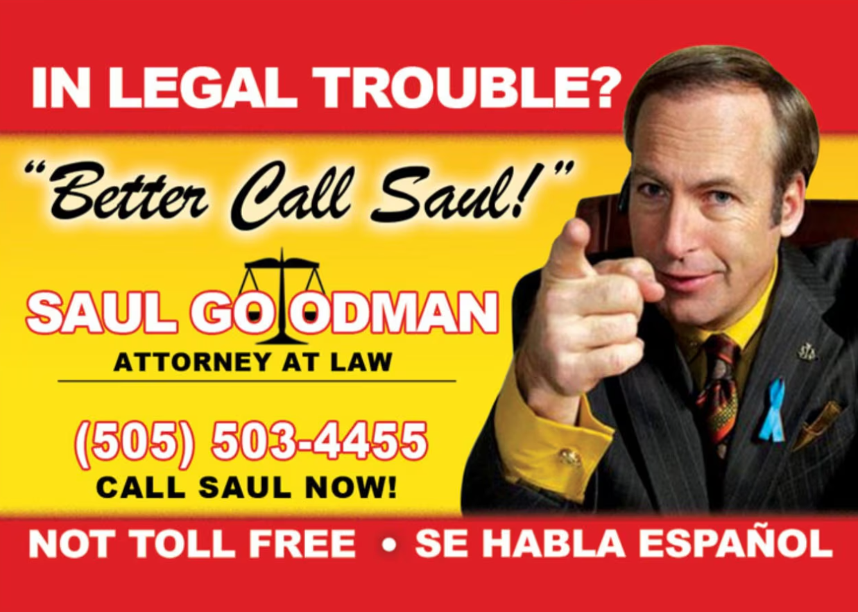 Better Call Saul.
