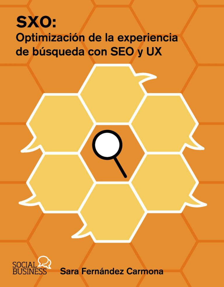 Portada del libro "SXO: Optimización de la experiencia de búsqueda con SEO y UX", escrito por Sara Fernández Carmona y publicado por Anaya Multimedia.